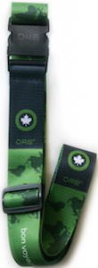 ORB Travel Green World Map Luggage Strap