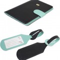 RFID Blocking Passport Cover And Luggage Tag Set