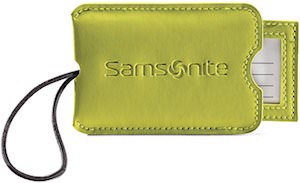 Samsonite Vinyl Luggage Tag (Set of 2)