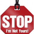 Stop I'm Not Yours Luggage Tag