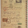 Vintage Envelope Style Passport Cover