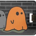 Halloween Ghosts Luggage Tag