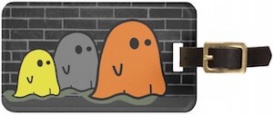 Halloween Ghosts Luggage Tag