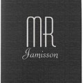black Personalized MR Passport Cover