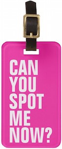 Can You Spot Me Now? Luggage Tag