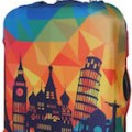 Tourist Attraction Suitcase Cover