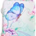 Butterfly And Flowers Suitcase Cover