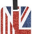 Luggage Tag With US And UK Flag