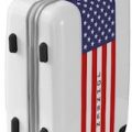 American Flag Suitcase That Also Has Your Name On It