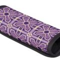 Purple Art Deco Flower Handle Wrap