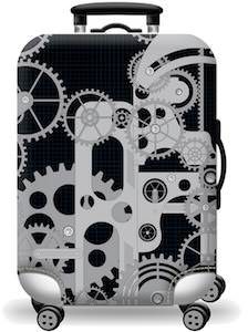 Gears Suitcase Cover