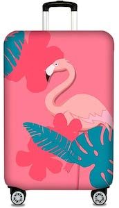 Pink Flamingo Suitcase Cover