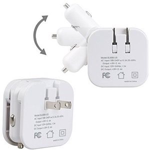 USB Travel Charger For Home And Car