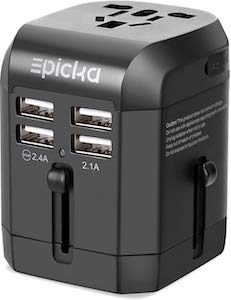 Epicka Travel Adapter With USB