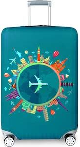 Fly Around The World Suitcase Cover