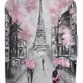 Paris In Pink Suitcase Cover