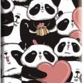 Loveing Panda's Suitcase Cover