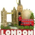 London Tourist Attractions Christmas Ornament