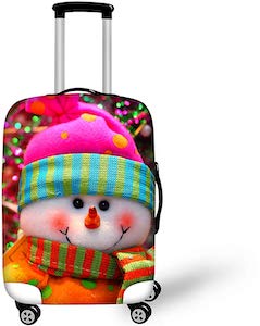 Festive Snowman Suitcase Cover