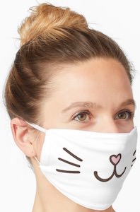 Cute Cat Face Mask