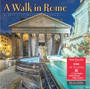 2022 A Walk In Rome Wall Calendar